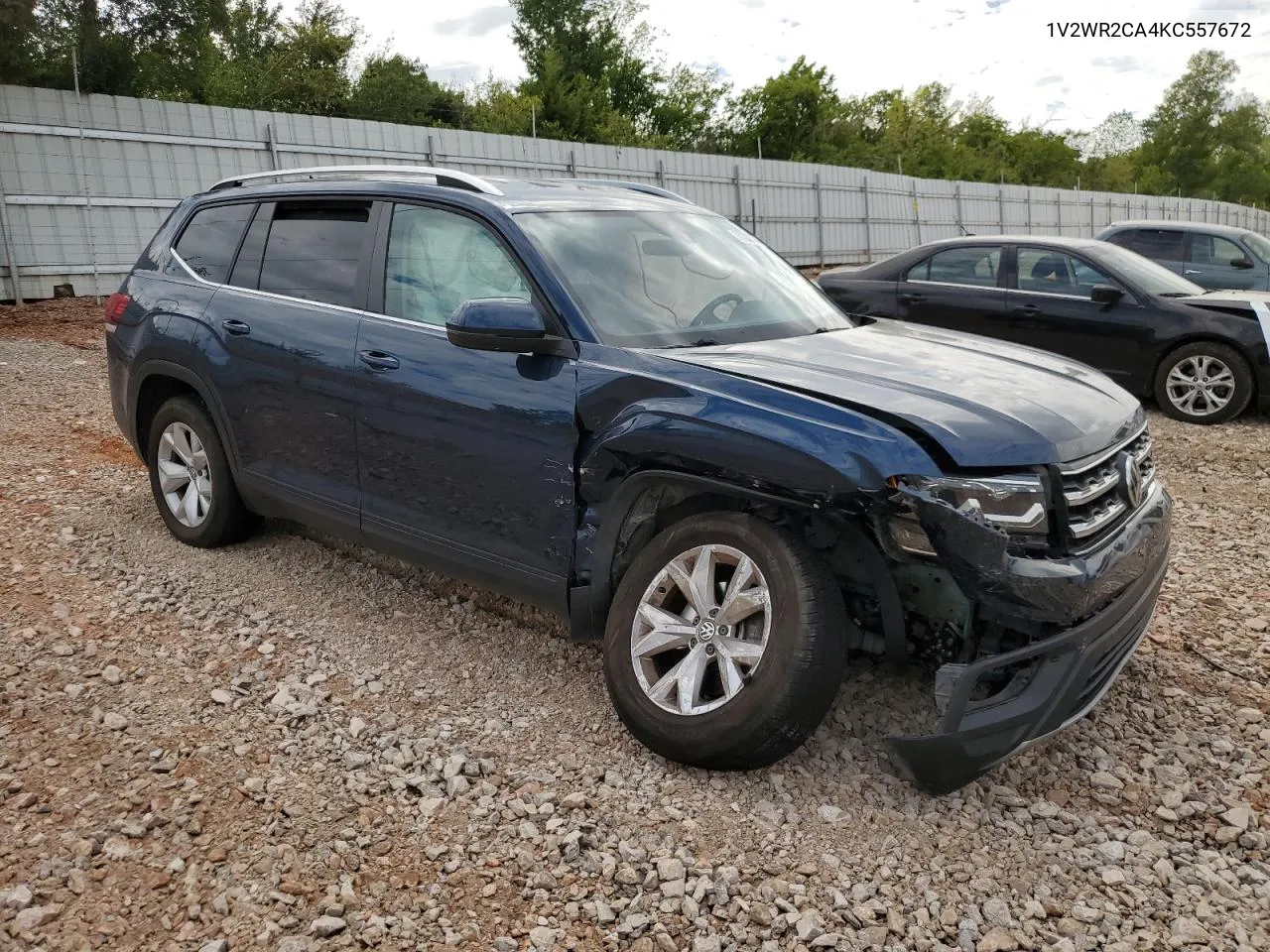 2019 Volkswagen Atlas Se VIN: 1V2WR2CA4KC557672 Lot: 70330834