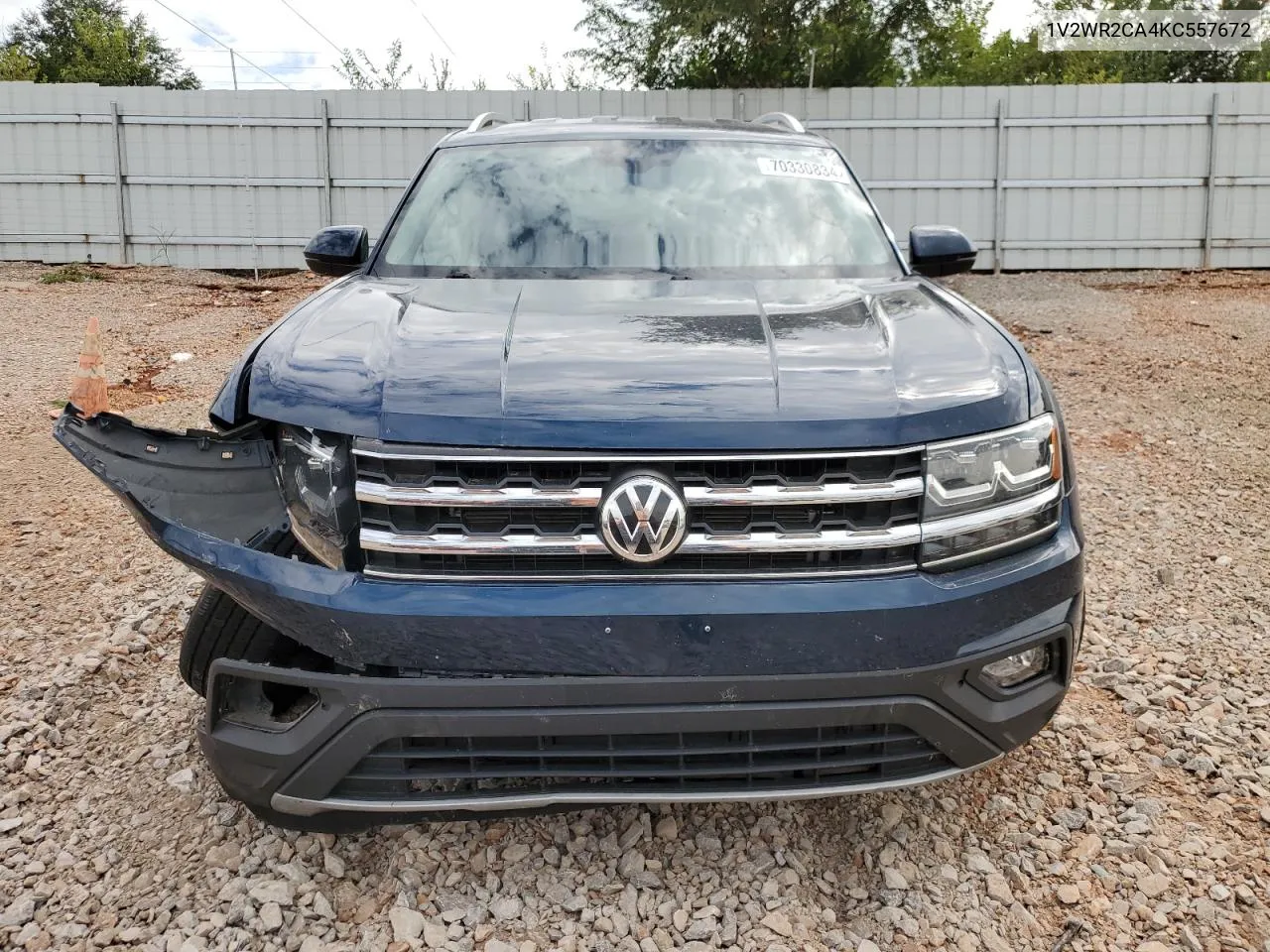 2019 Volkswagen Atlas Se VIN: 1V2WR2CA4KC557672 Lot: 70330834