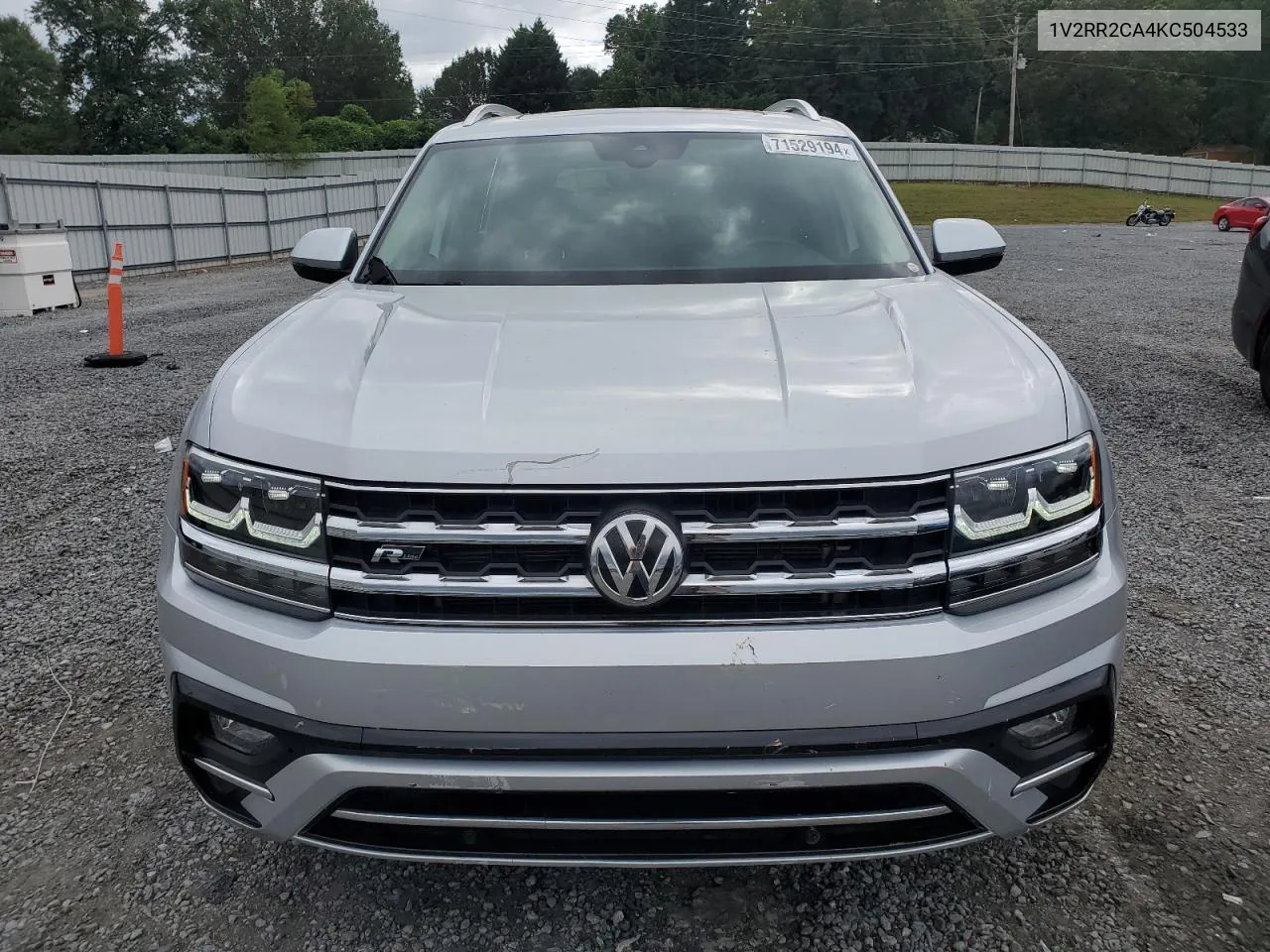 2019 Volkswagen Atlas Sel VIN: 1V2RR2CA4KC504533 Lot: 71529194