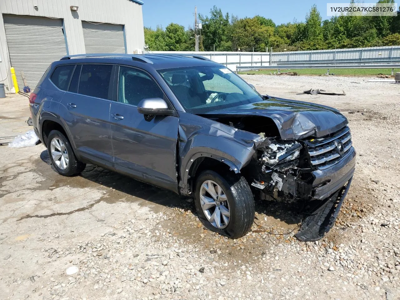 2019 Volkswagen Atlas Se VIN: 1V2UR2CA7KC581276 Lot: 71972394