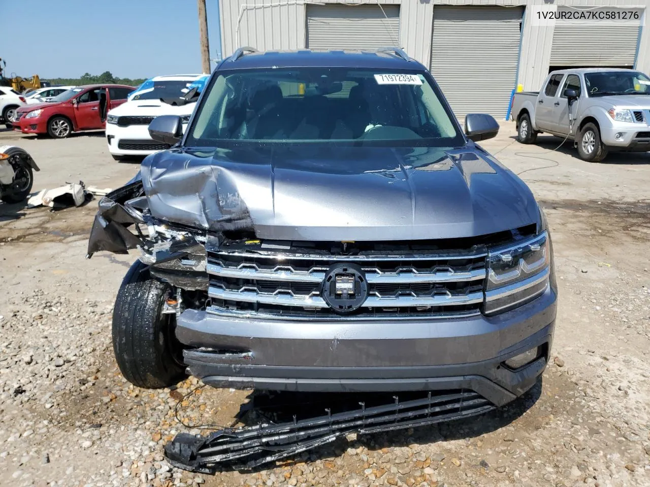 2019 Volkswagen Atlas Se VIN: 1V2UR2CA7KC581276 Lot: 71972394