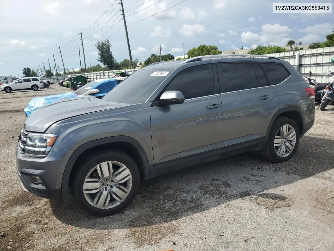 2019 Volkswagen Atlas Se VIN: 1V2WR2CA3KC563415 Lot: 72209964