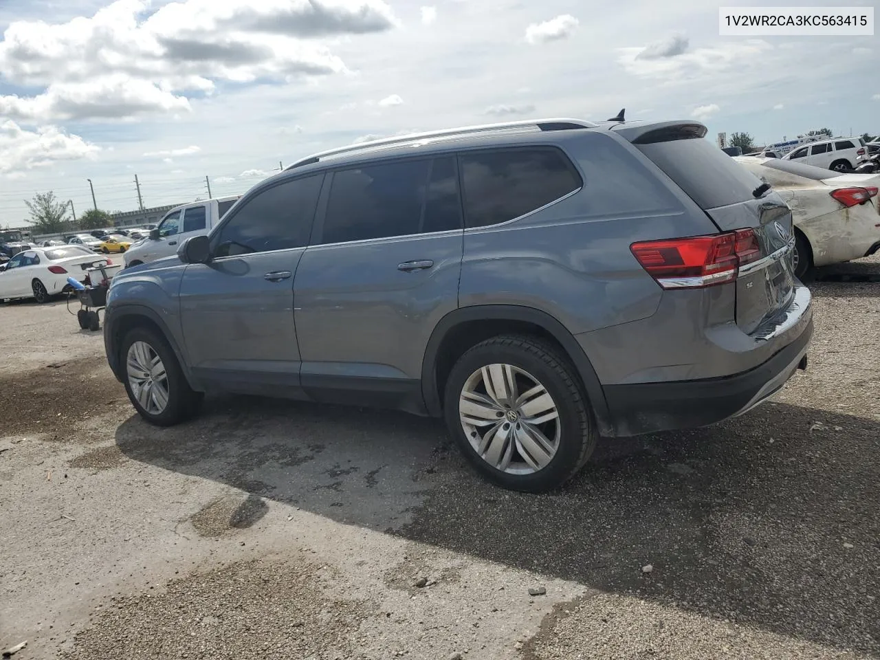 2019 Volkswagen Atlas Se VIN: 1V2WR2CA3KC563415 Lot: 72209964