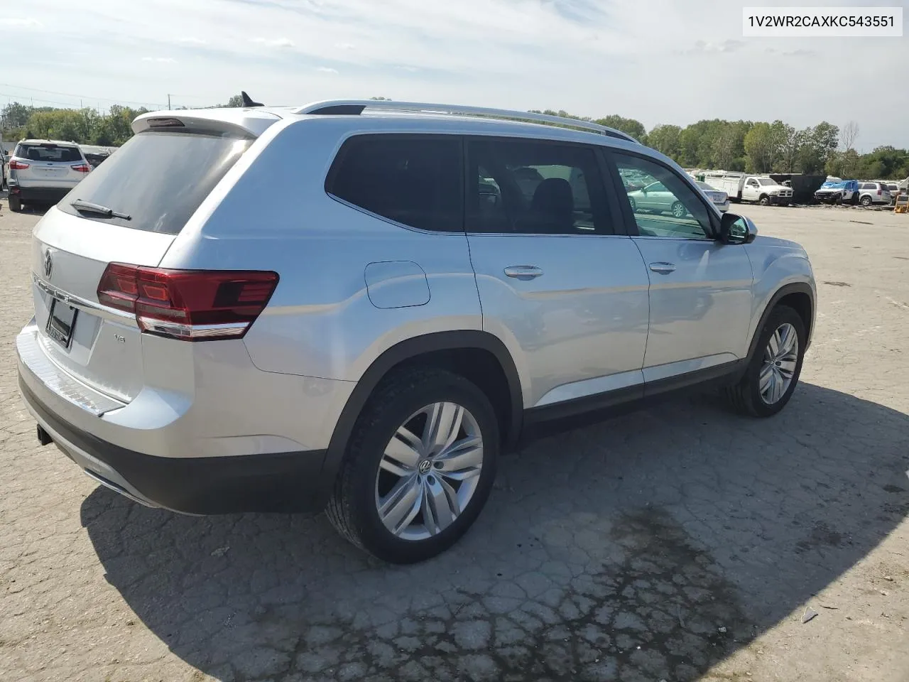 2019 Volkswagen Atlas Se VIN: 1V2WR2CAXKC543551 Lot: 72231644