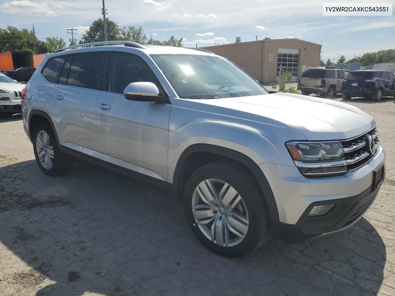 2019 Volkswagen Atlas Se VIN: 1V2WR2CAXKC543551 Lot: 72231644