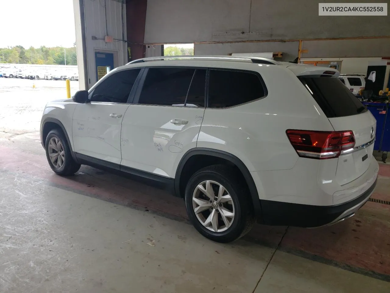 2019 Volkswagen Atlas Se VIN: 1V2UR2CA4KC552558 Lot: 72557004