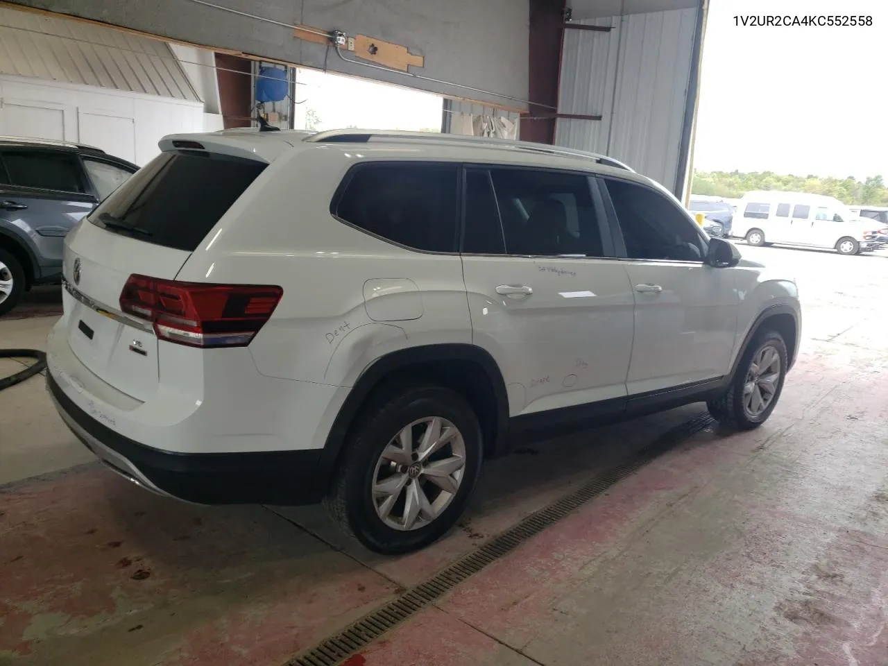 2019 Volkswagen Atlas Se VIN: 1V2UR2CA4KC552558 Lot: 72557004