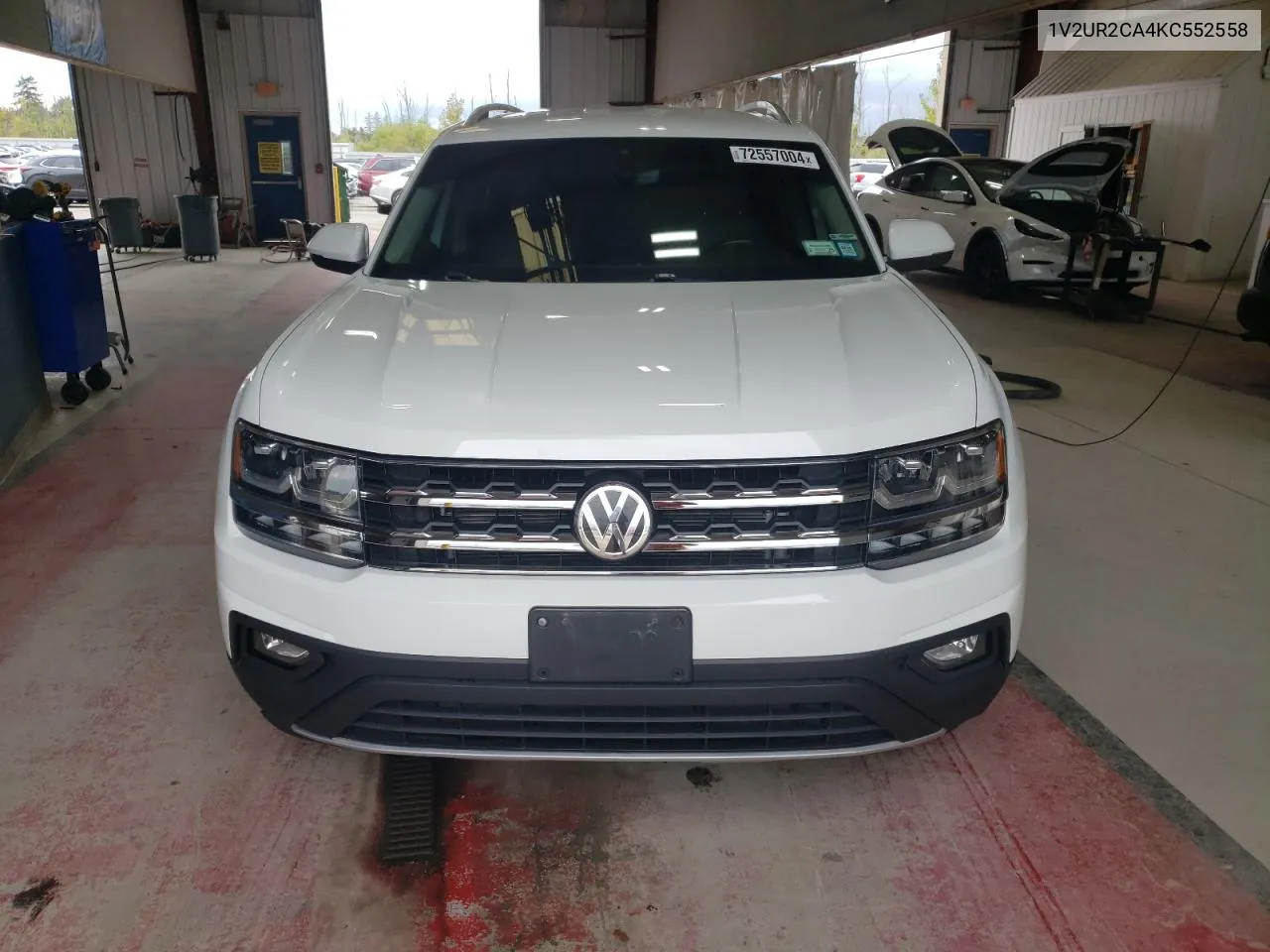 2019 Volkswagen Atlas Se VIN: 1V2UR2CA4KC552558 Lot: 72557004