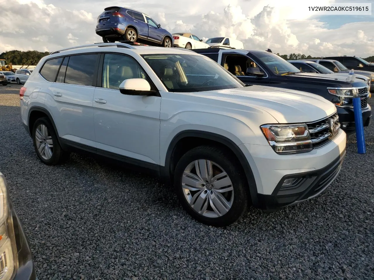 2019 Volkswagen Atlas Se VIN: 1V2WR2CA0KC519615 Lot: 73826594