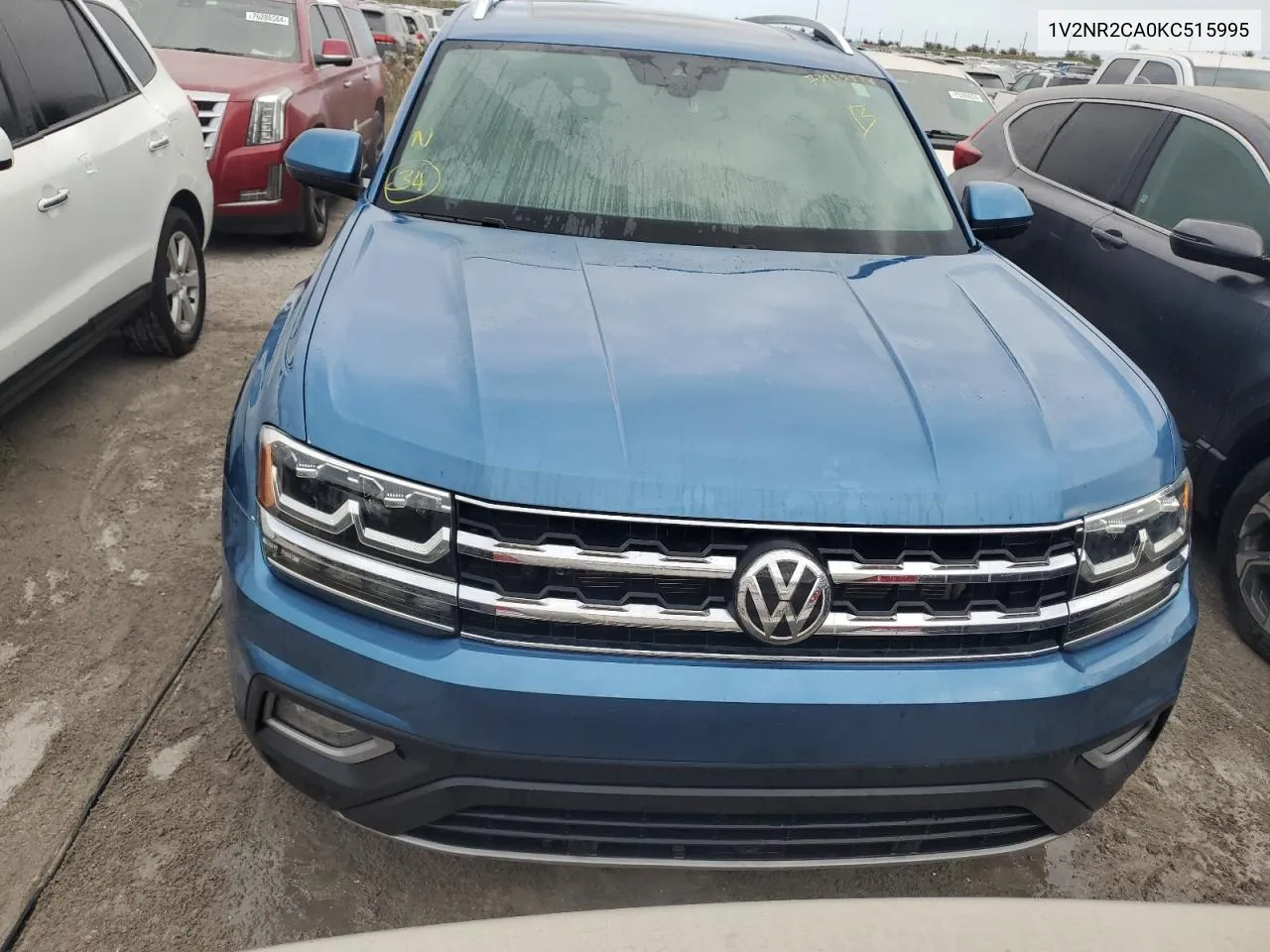 2019 Volkswagen Atlas Sel Premium VIN: 1V2NR2CA0KC515995 Lot: 73932974