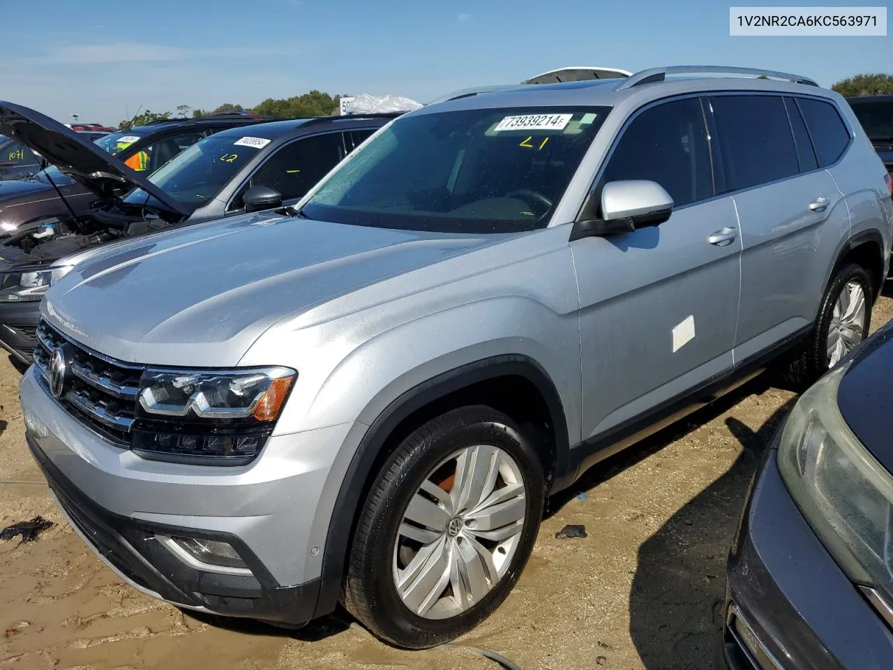 2019 Volkswagen Atlas Sel Premium VIN: 1V2NR2CA6KC563971 Lot: 73939214