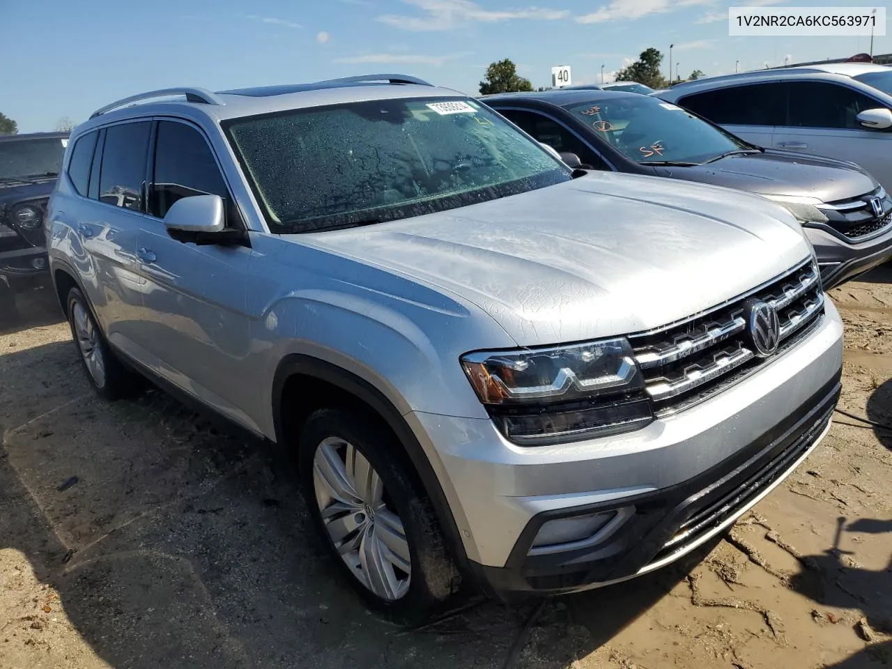 2019 Volkswagen Atlas Sel Premium VIN: 1V2NR2CA6KC563971 Lot: 73939214