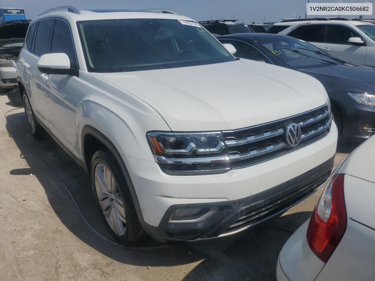 2019 Volkswagen Atlas Sel Premium VIN: 1V2NR2CA0KC506682 Lot: 74425104