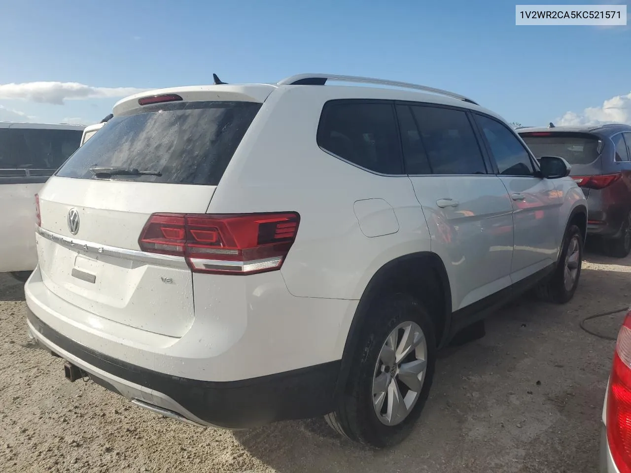 2019 Volkswagen Atlas Se VIN: 1V2WR2CA5KC521571 Lot: 74449144