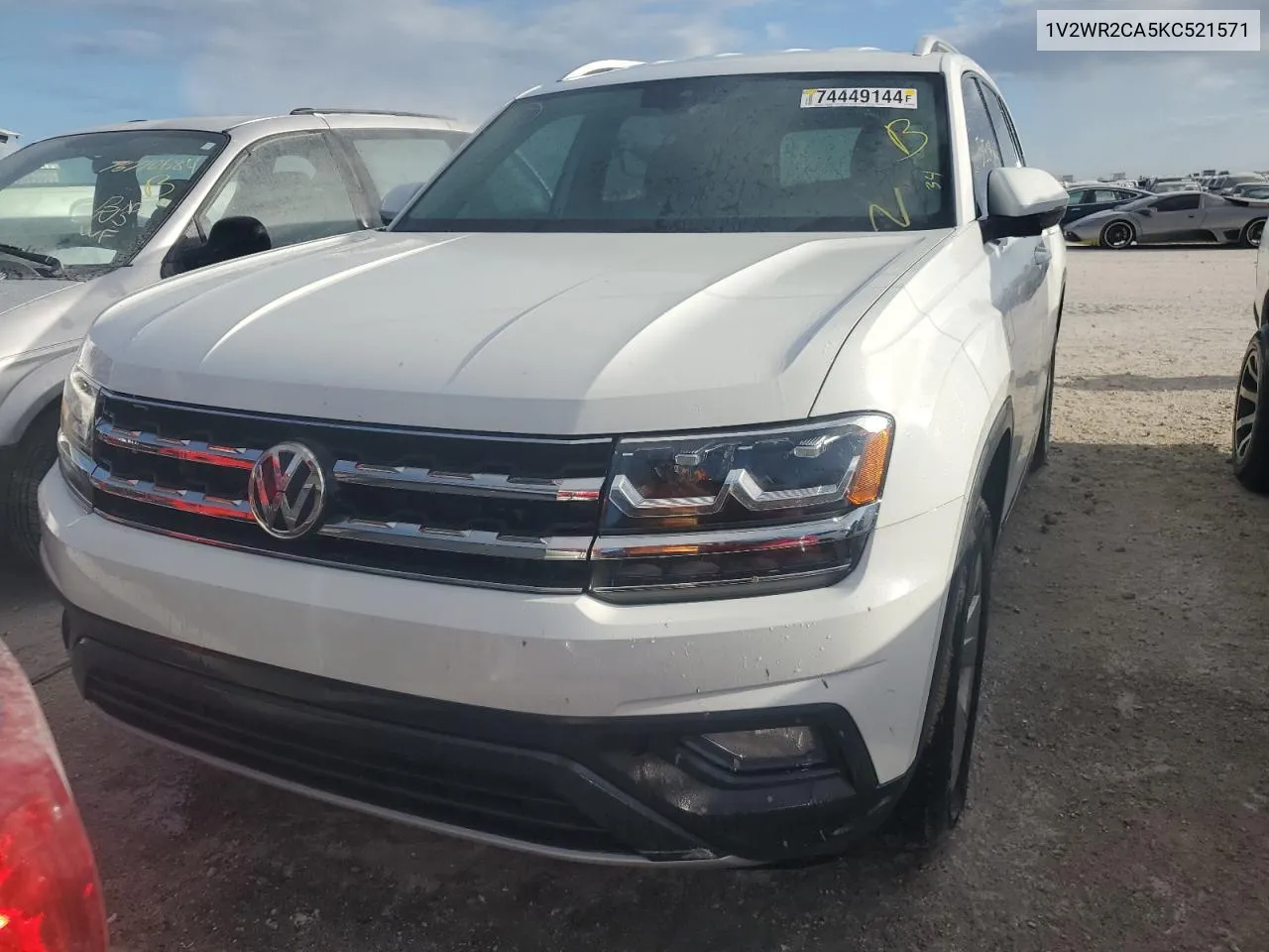 2019 Volkswagen Atlas Se VIN: 1V2WR2CA5KC521571 Lot: 74449144