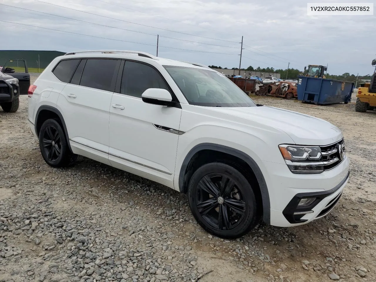 2019 Volkswagen Atlas Se VIN: 1V2XR2CA0KC557852 Lot: 74599004