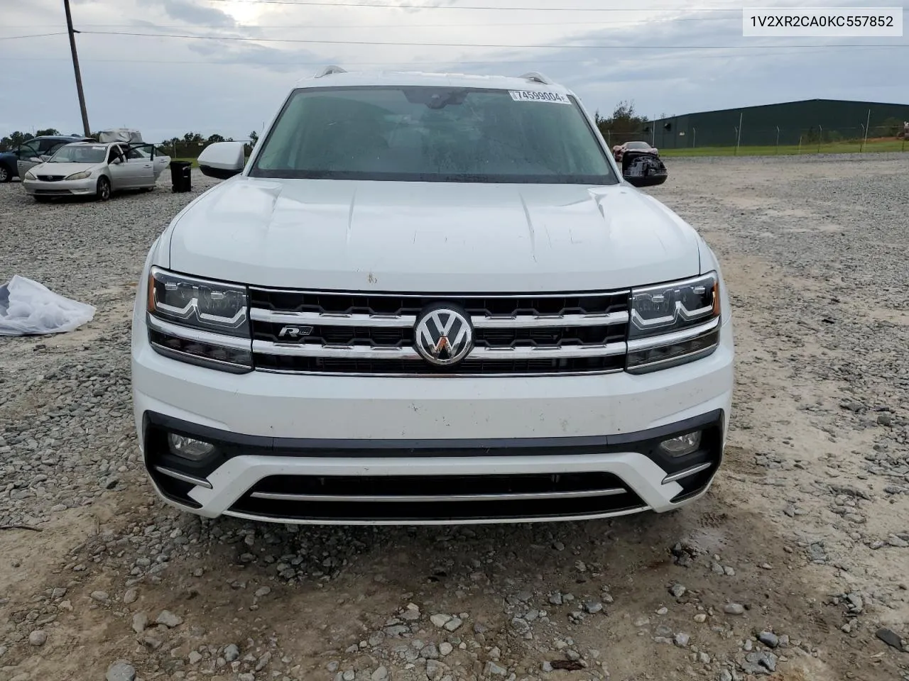 2019 Volkswagen Atlas Se VIN: 1V2XR2CA0KC557852 Lot: 74599004