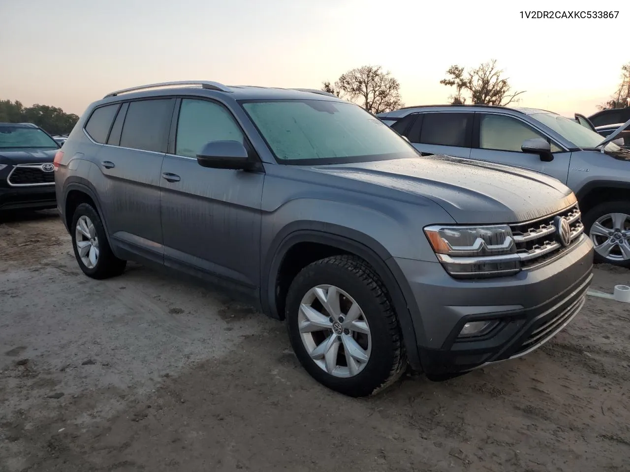 2019 Volkswagen Atlas Se VIN: 1V2DR2CAXKC533867 Lot: 75084914