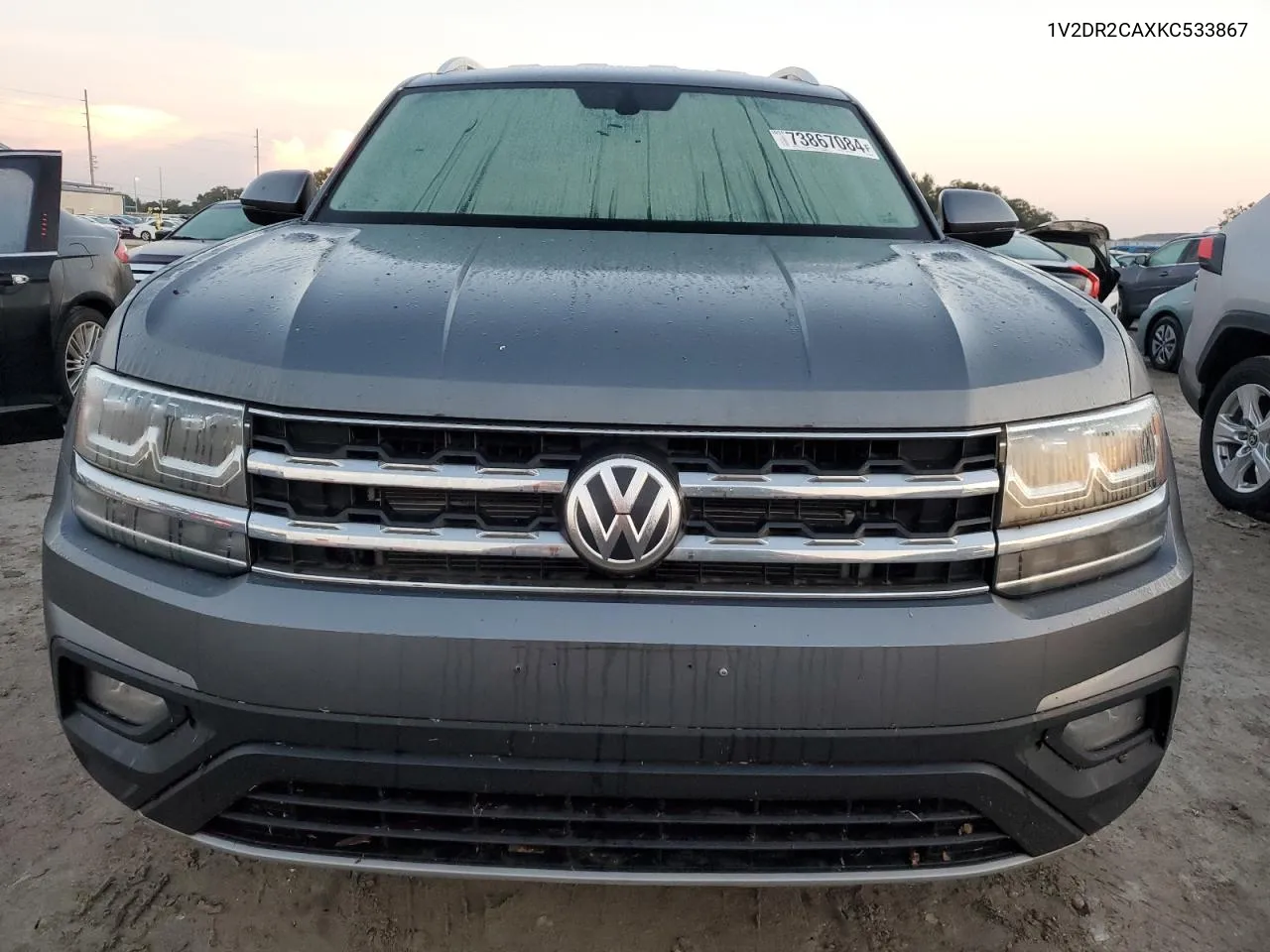 2019 Volkswagen Atlas Se VIN: 1V2DR2CAXKC533867 Lot: 75084914