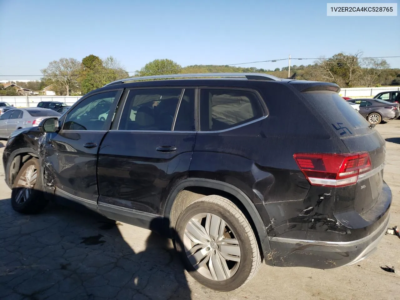 2019 Volkswagen Atlas Sel VIN: 1V2ER2CA4KC528765 Lot: 75100014