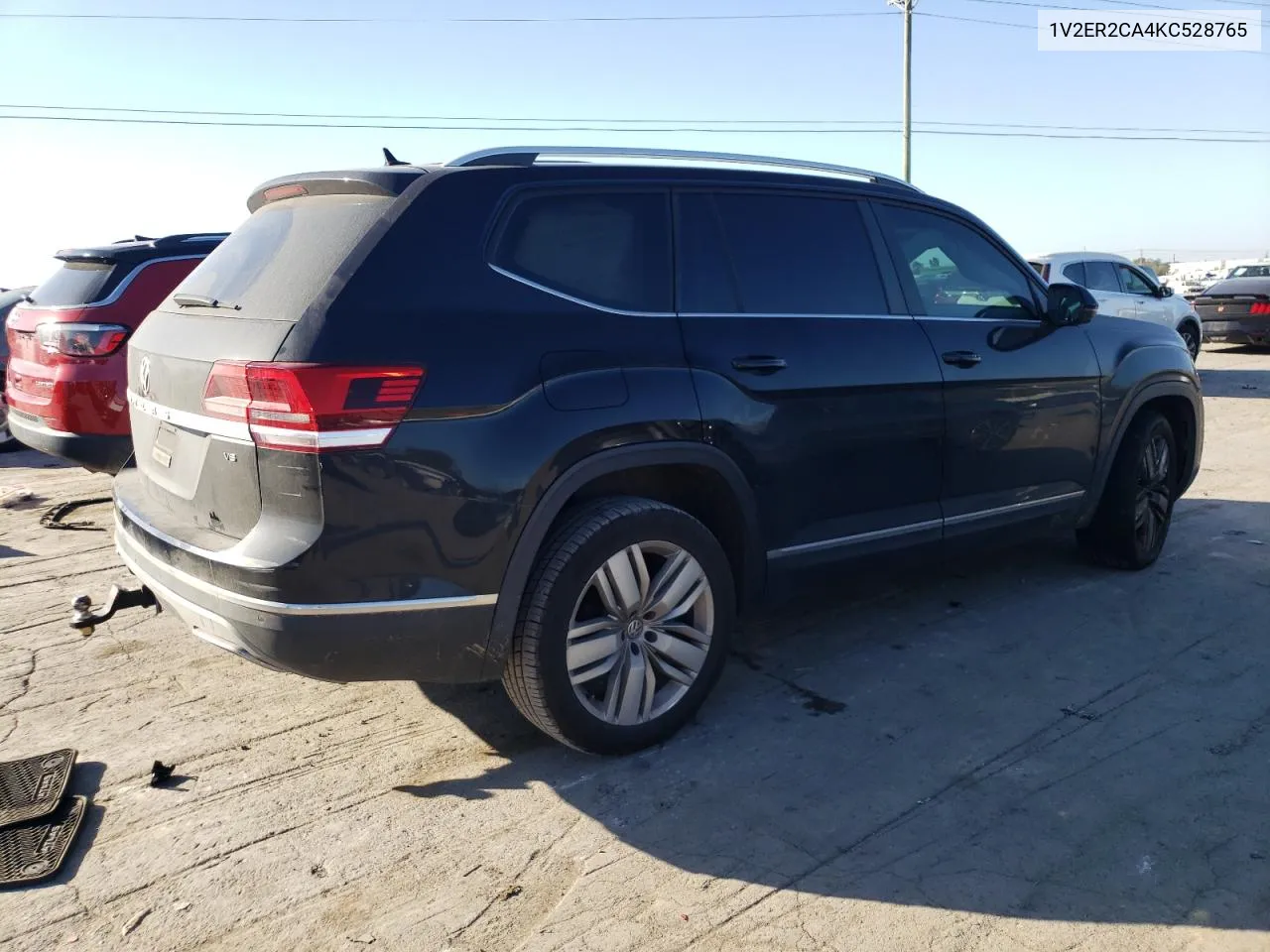 2019 Volkswagen Atlas Sel VIN: 1V2ER2CA4KC528765 Lot: 75100014