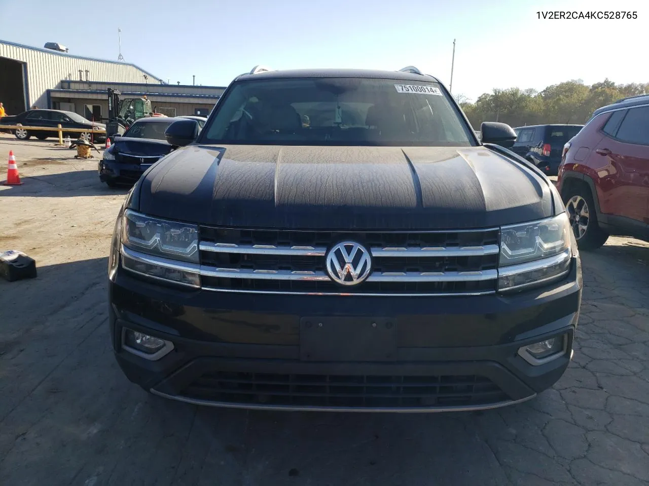 2019 Volkswagen Atlas Sel VIN: 1V2ER2CA4KC528765 Lot: 75100014