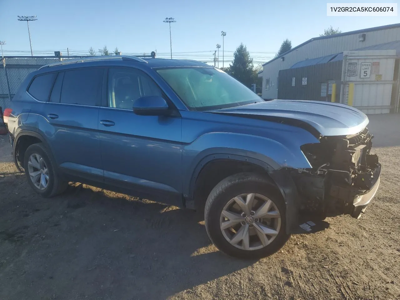 2019 Volkswagen Atlas S VIN: 1V2GR2CA5KC606074 Lot: 75398024