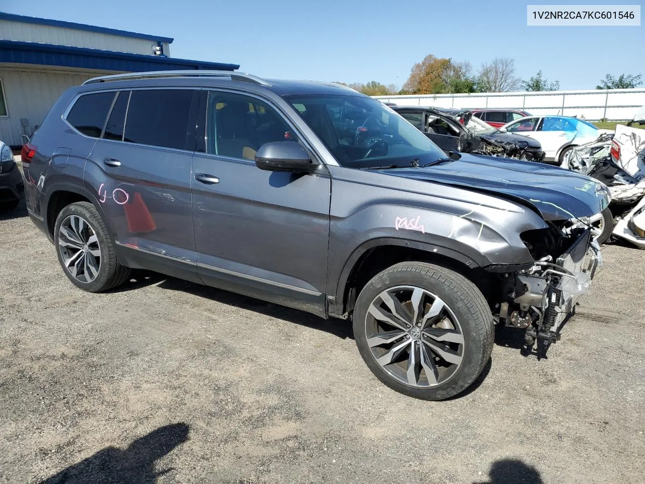 2019 Volkswagen Atlas Sel Premium VIN: 1V2NR2CA7KC601546 Lot: 75514014