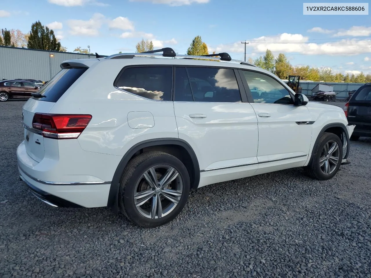 2019 Volkswagen Atlas Se VIN: 1V2XR2CA8KC588606 Lot: 75695734