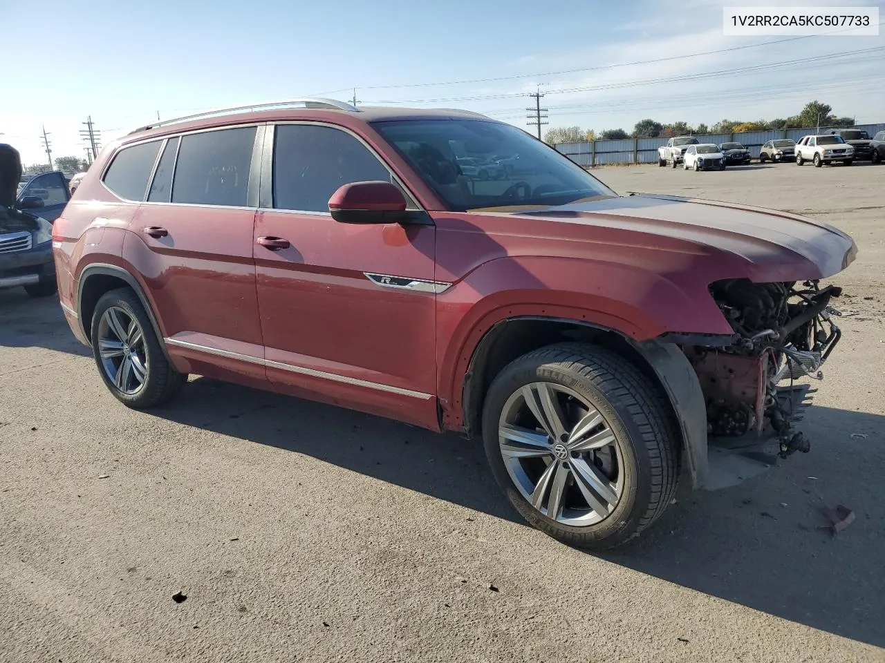 2019 Volkswagen Atlas Sel VIN: 1V2RR2CA5KC507733 Lot: 75905224