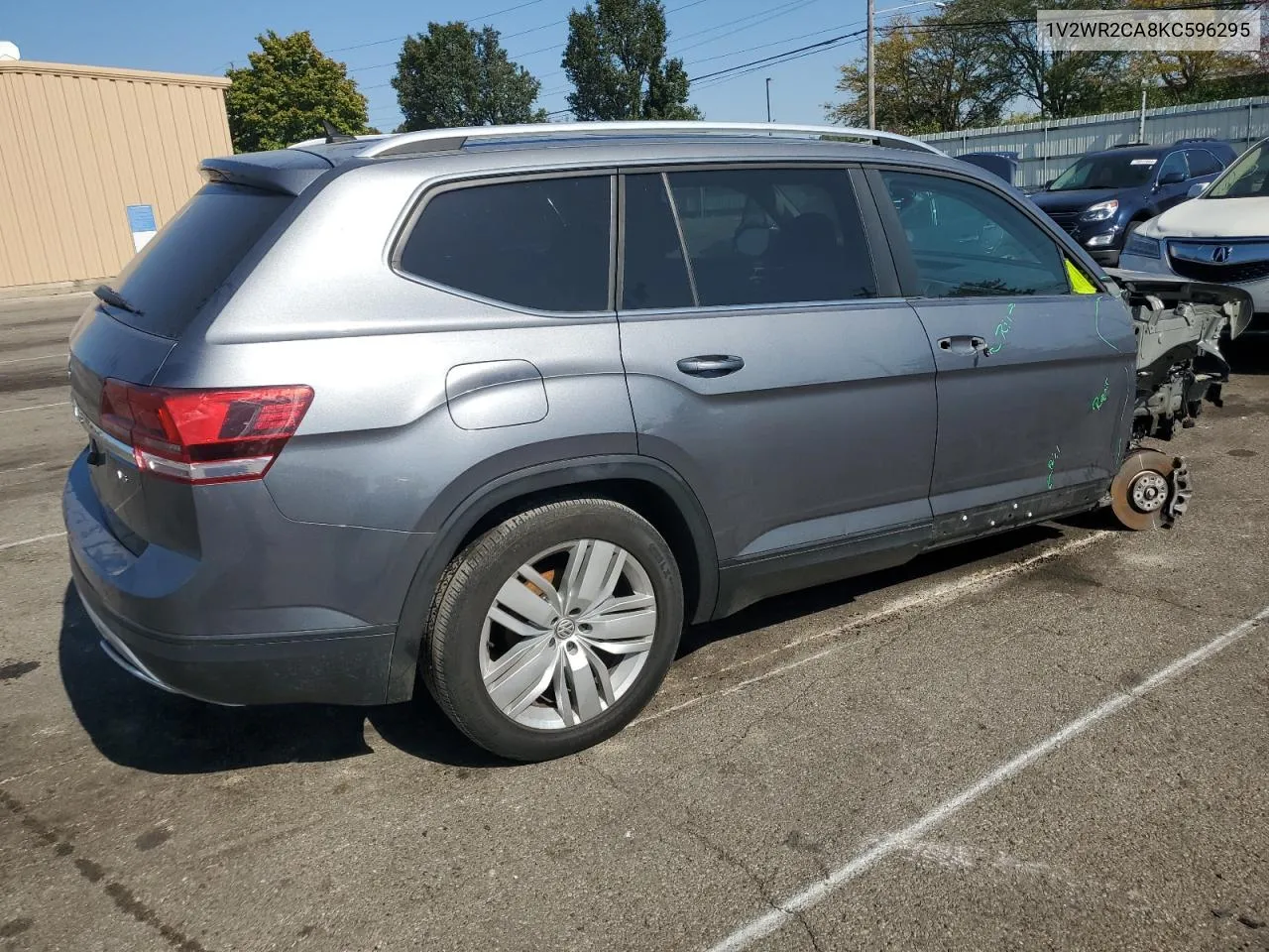 2019 Volkswagen Atlas Se VIN: 1V2WR2CA8KC596295 Lot: 75993274