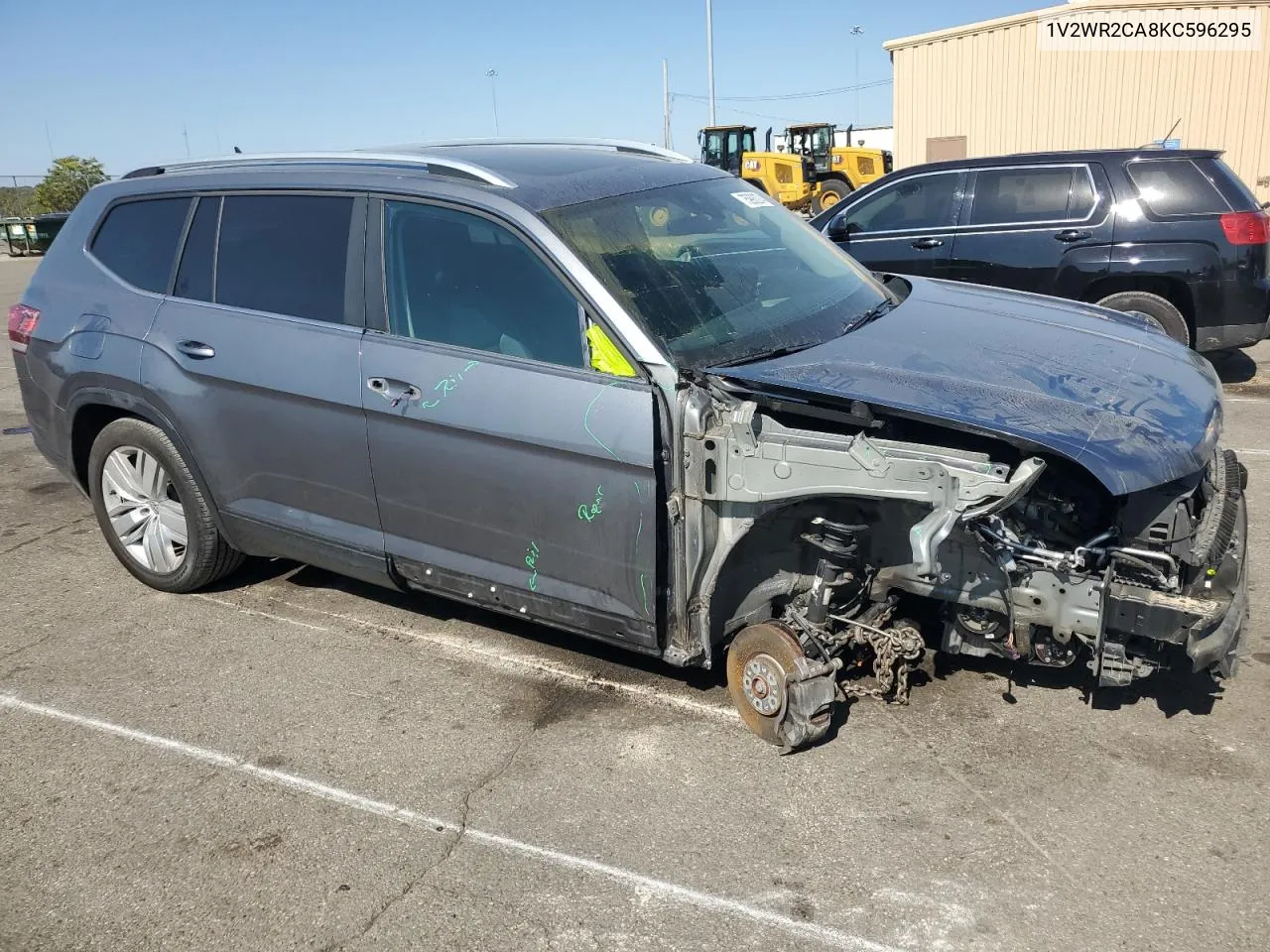 2019 Volkswagen Atlas Se VIN: 1V2WR2CA8KC596295 Lot: 75993274