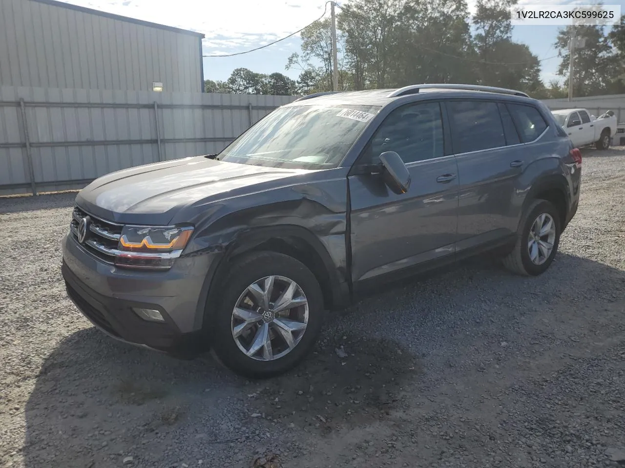 2019 Volkswagen Atlas Se VIN: 1V2LR2CA3KC599625 Lot: 76014464