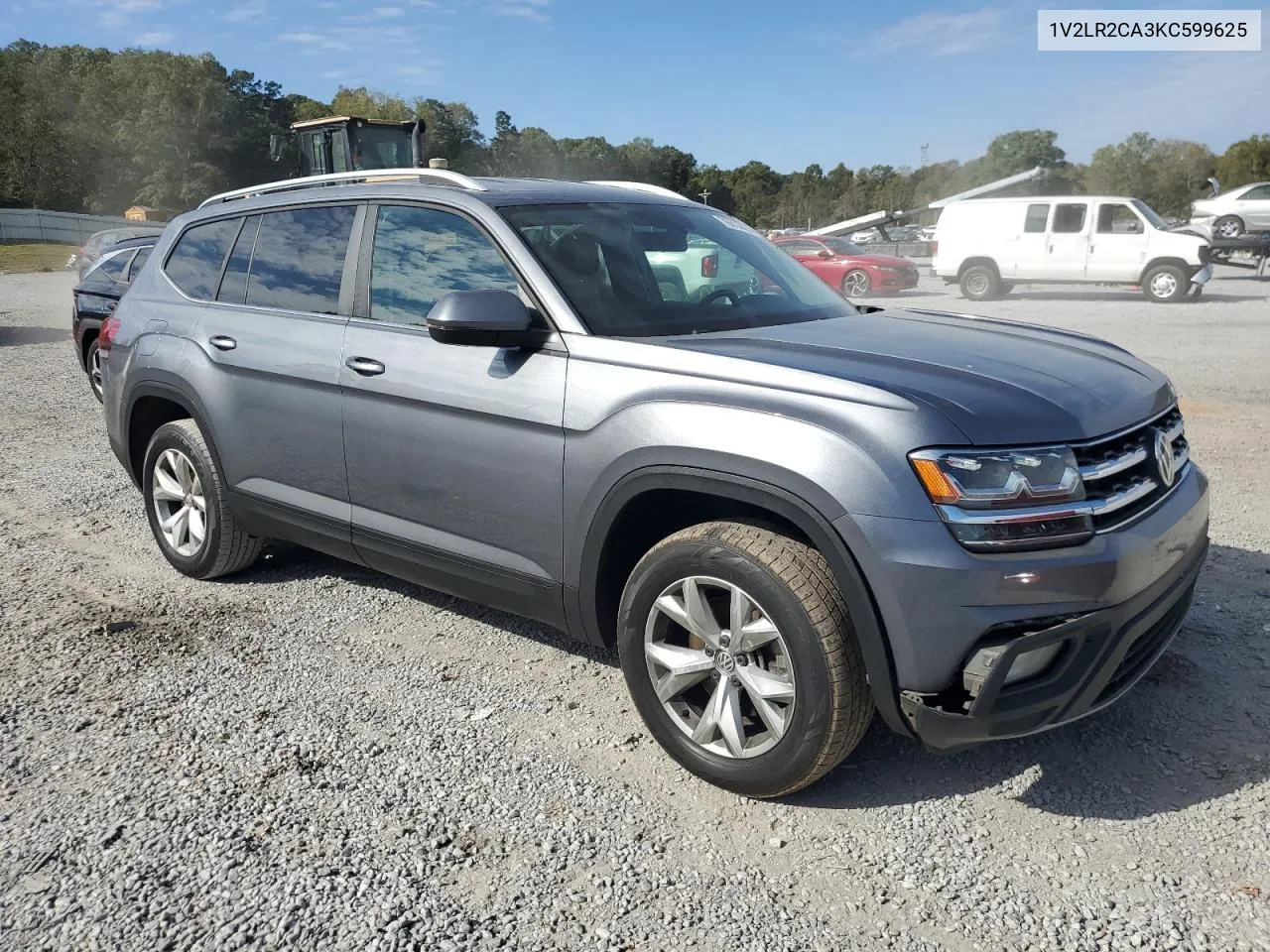 2019 Volkswagen Atlas Se VIN: 1V2LR2CA3KC599625 Lot: 76014464