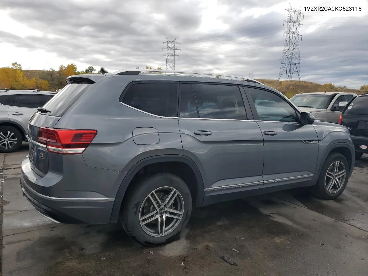 2019 Volkswagen Atlas Se VIN: 1V2XR2CA0KC523118 Lot: 76093574