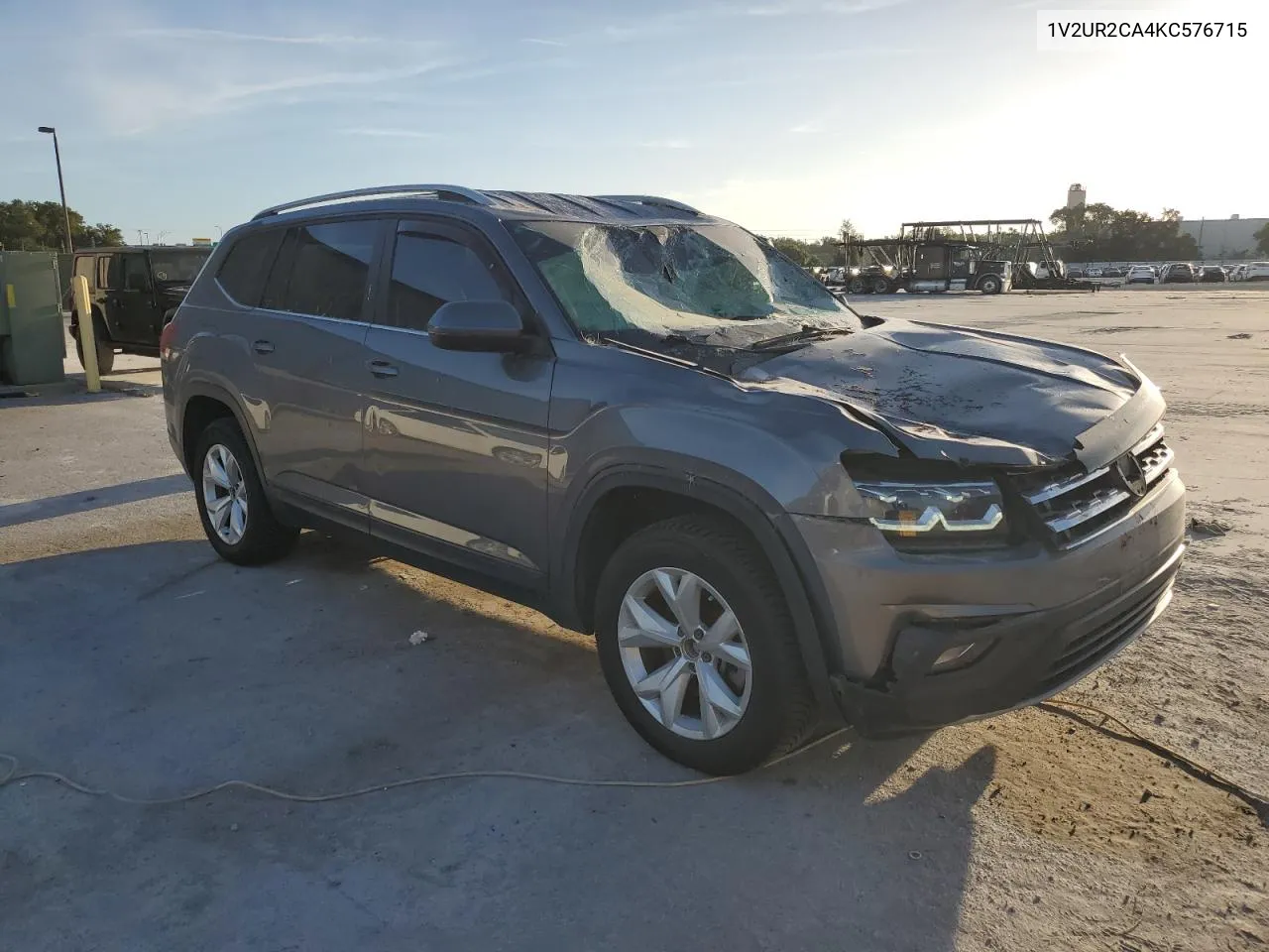 2019 Volkswagen Atlas Se VIN: 1V2UR2CA4KC576715 Lot: 76106164