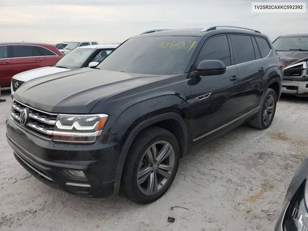 2019 Volkswagen Atlas Sel VIN: 1V2SR2CAXKC592392 Lot: 76382834