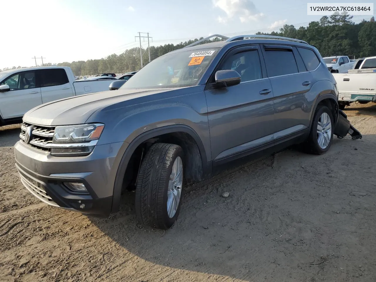 2019 Volkswagen Atlas Se VIN: 1V2WR2CA7KC618464 Lot: 76484054