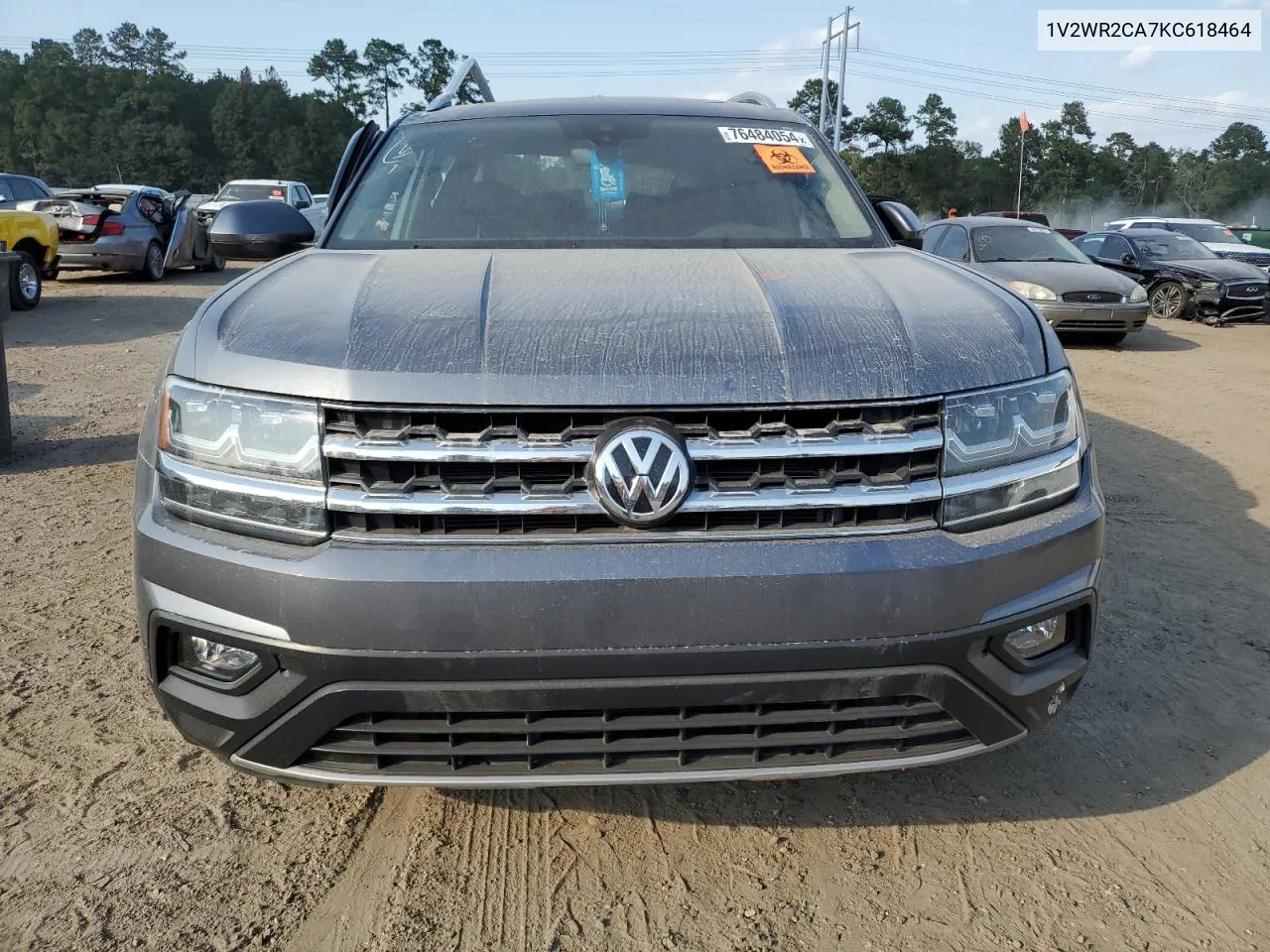 2019 Volkswagen Atlas Se VIN: 1V2WR2CA7KC618464 Lot: 76484054