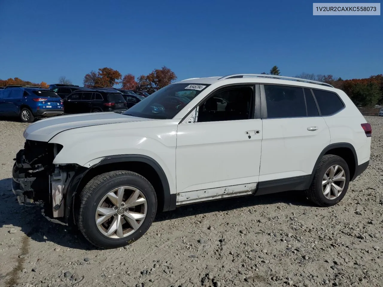 2019 Volkswagen Atlas Se VIN: 1V2UR2CAXKC558073 Lot: 76546284