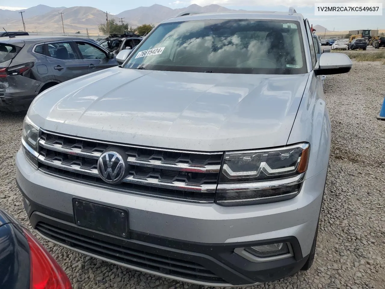 2019 Volkswagen Atlas Sel VIN: 1V2MR2CA7KC549637 Lot: 76615424