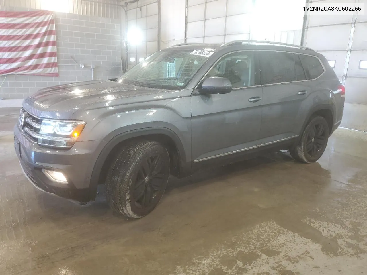 2019 Volkswagen Atlas Sel Premium VIN: 1V2NR2CA3KC602256 Lot: 76705854