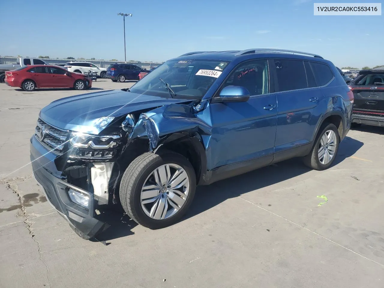 2019 Volkswagen Atlas Se VIN: 1V2UR2CA0KC553416 Lot: 76953264