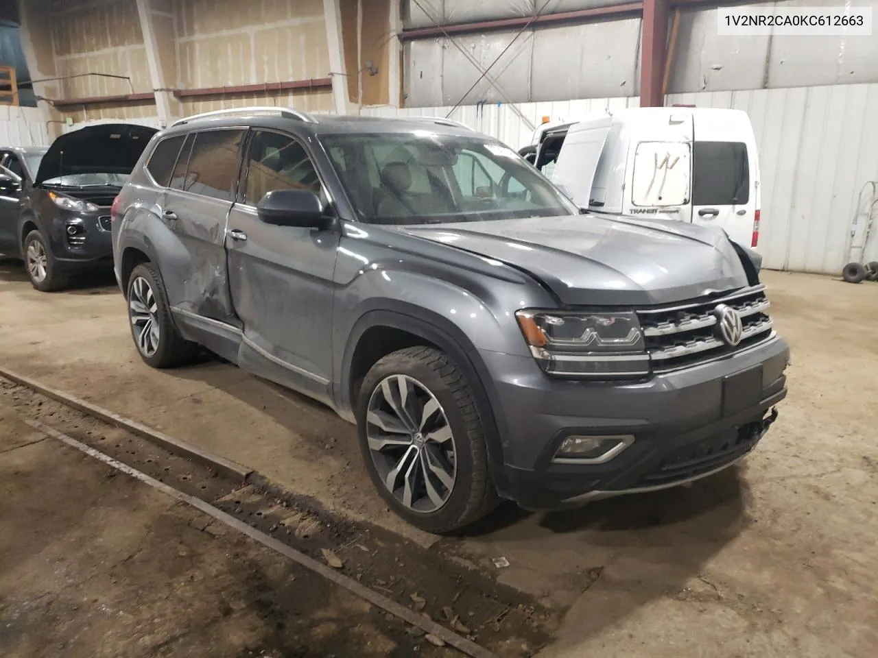 2019 Volkswagen Atlas Sel Premium VIN: 1V2NR2CA0KC612663 Lot: 77042134