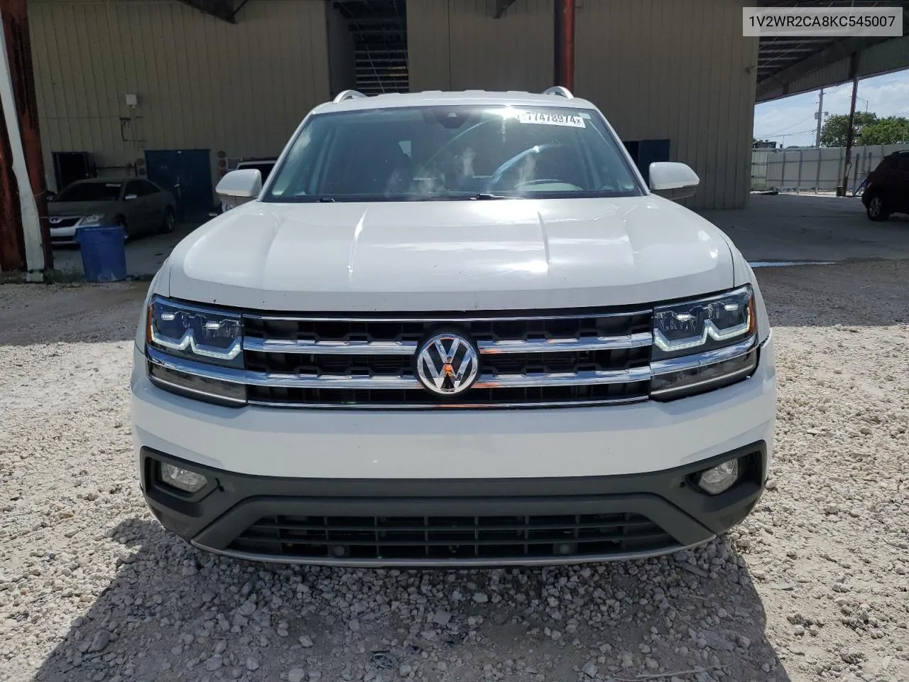 2019 Volkswagen Atlas Se VIN: 1V2WR2CA8KC545007 Lot: 77478974