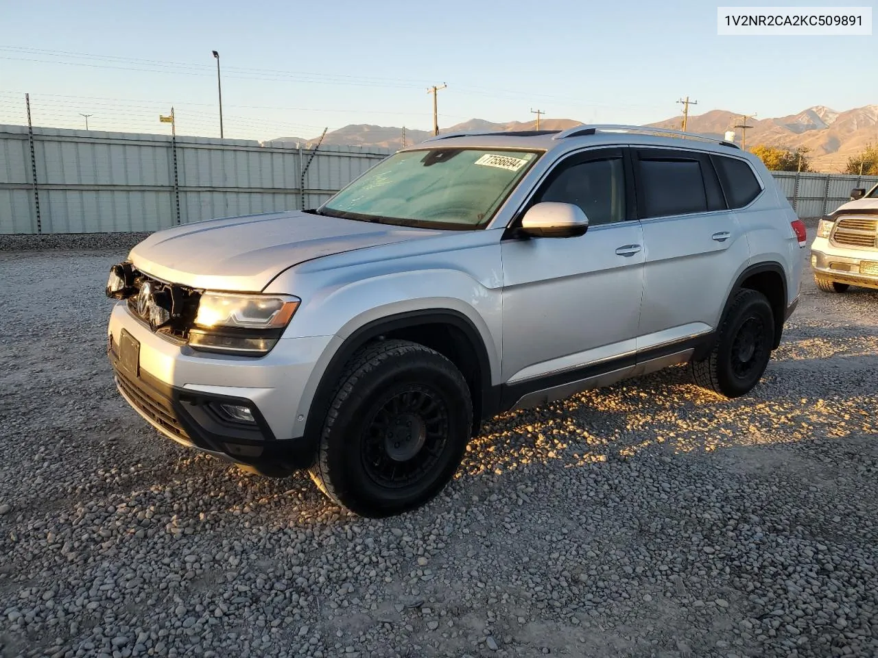 2019 Volkswagen Atlas Sel Premium VIN: 1V2NR2CA2KC509891 Lot: 77556694