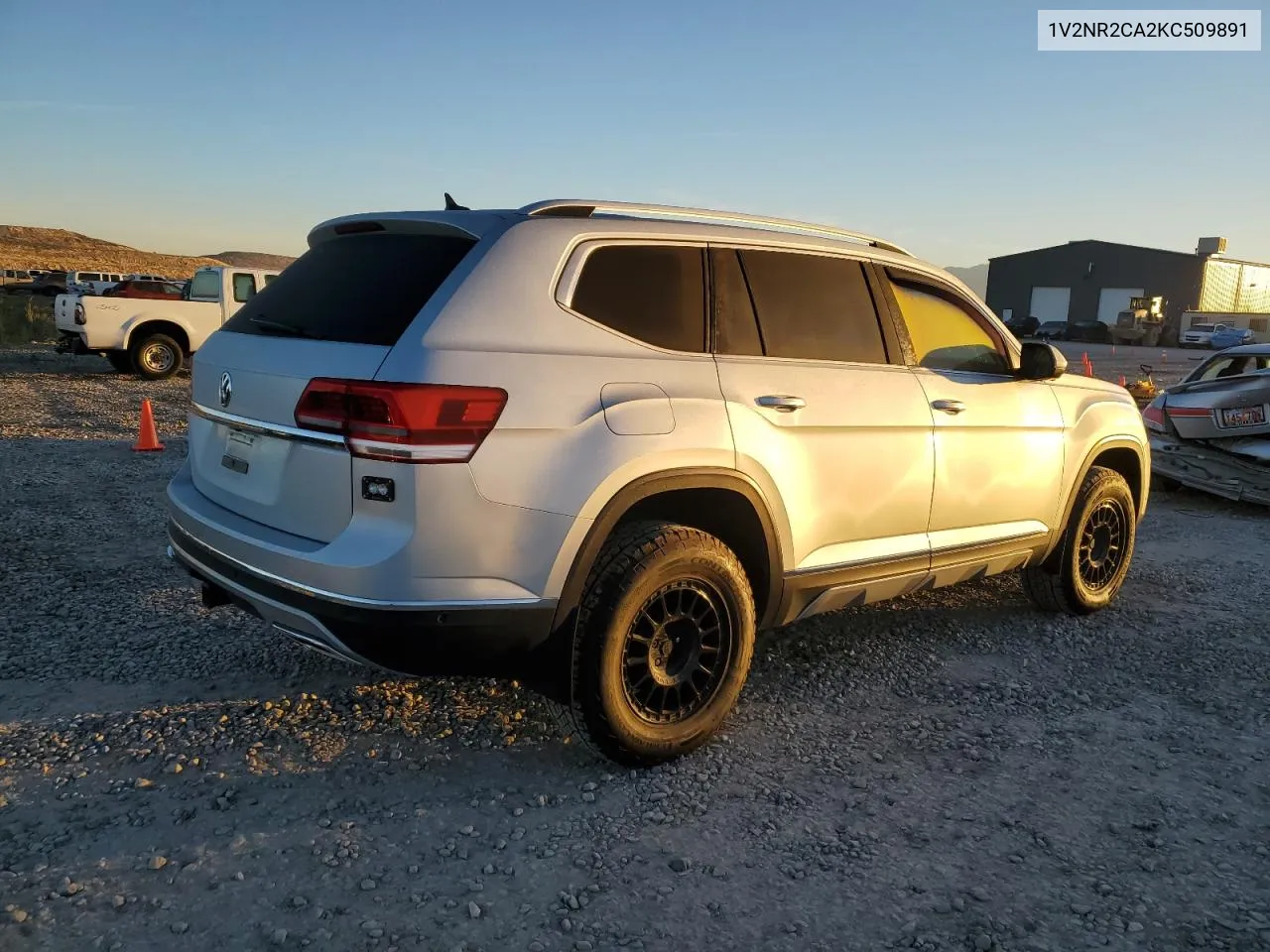 2019 Volkswagen Atlas Sel Premium VIN: 1V2NR2CA2KC509891 Lot: 77556694