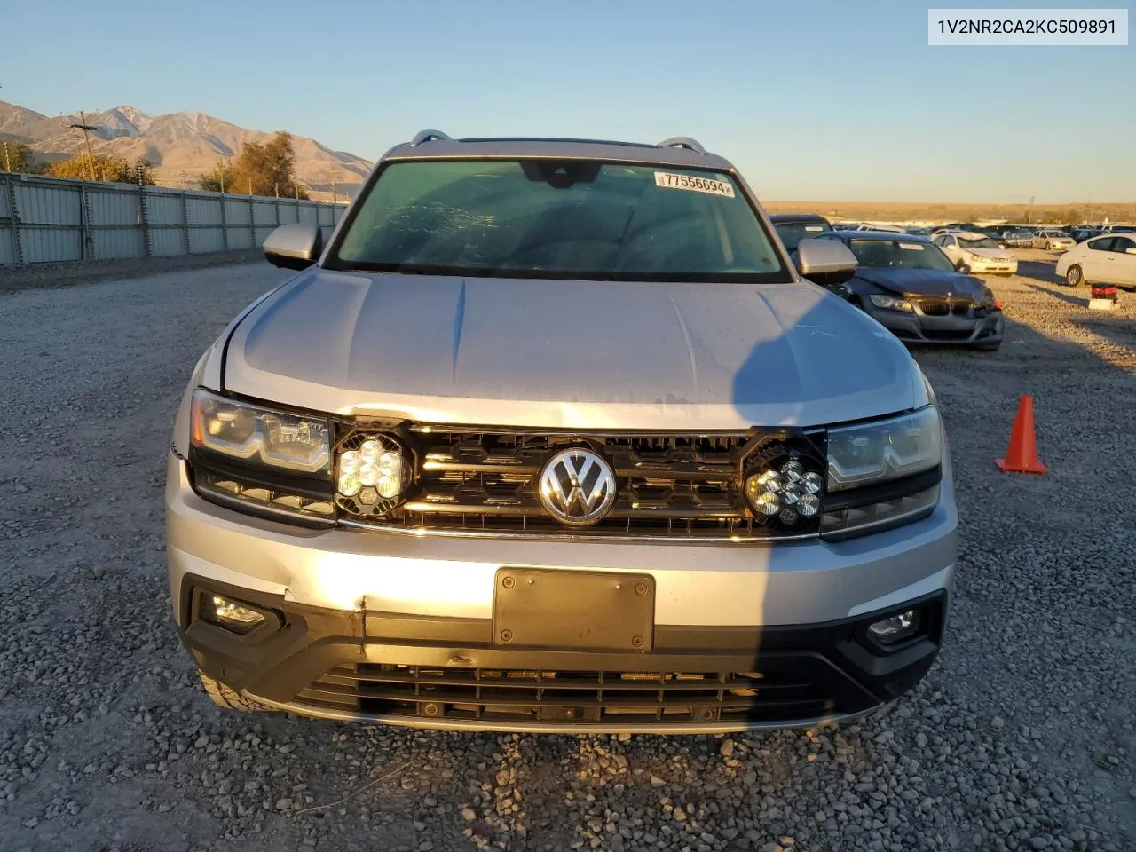 2019 Volkswagen Atlas Sel Premium VIN: 1V2NR2CA2KC509891 Lot: 77556694