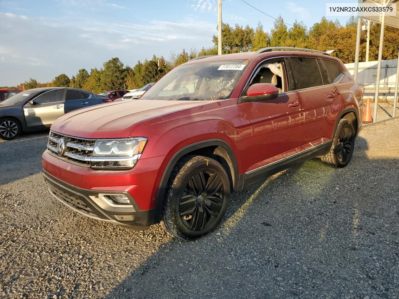 2019 Volkswagen Atlas Sel Premium VIN: 1V2NR2CAXKC533579 Lot: 77617754