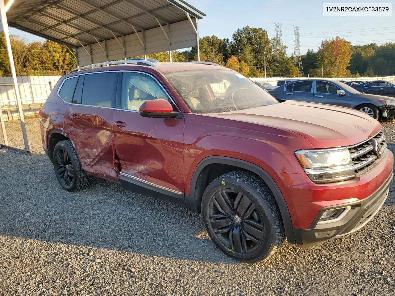 2019 Volkswagen Atlas Sel Premium VIN: 1V2NR2CAXKC533579 Lot: 77617754